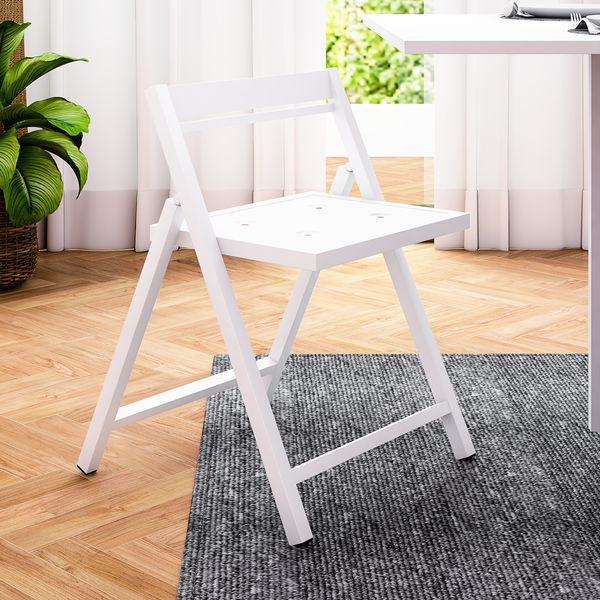 Pengu Set of 2 Folding Chair - White
